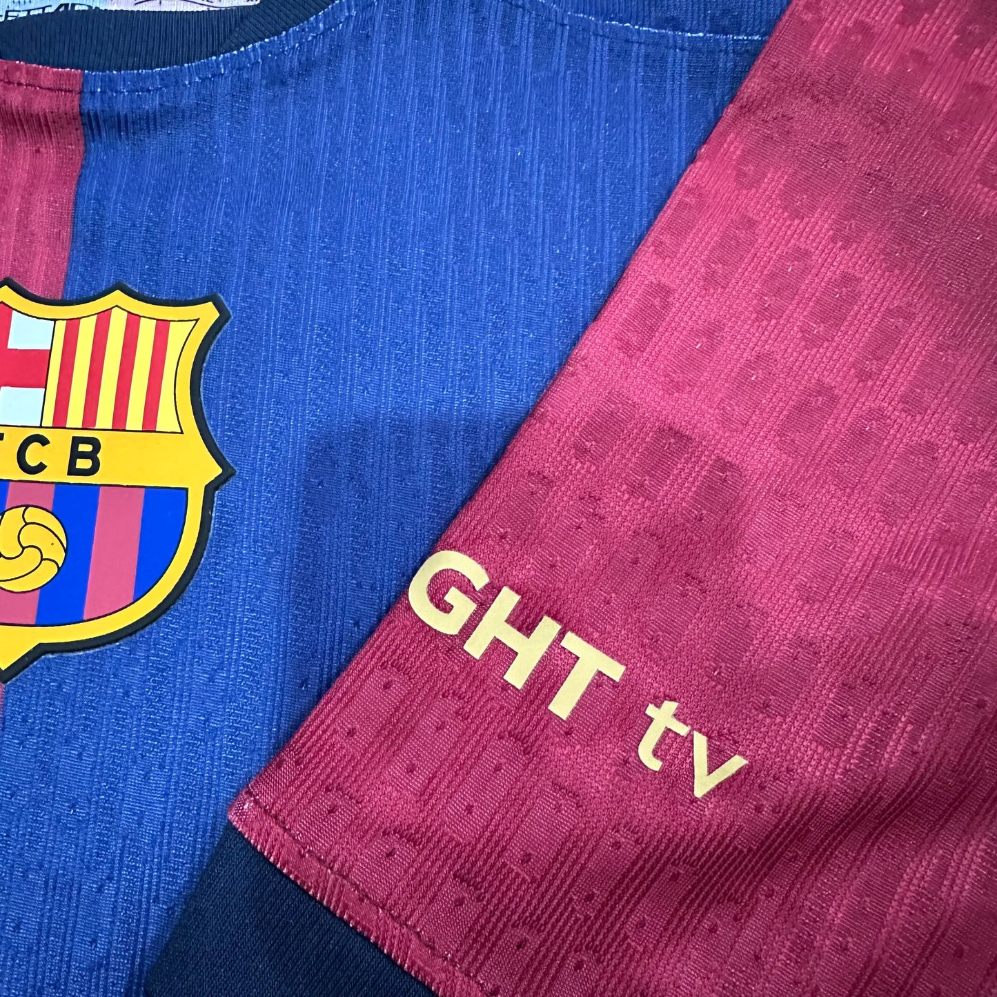 Wersja gracza Barcelona design niebiesko-różowa koszulka 25/26 Top Soccer Jerseys Store