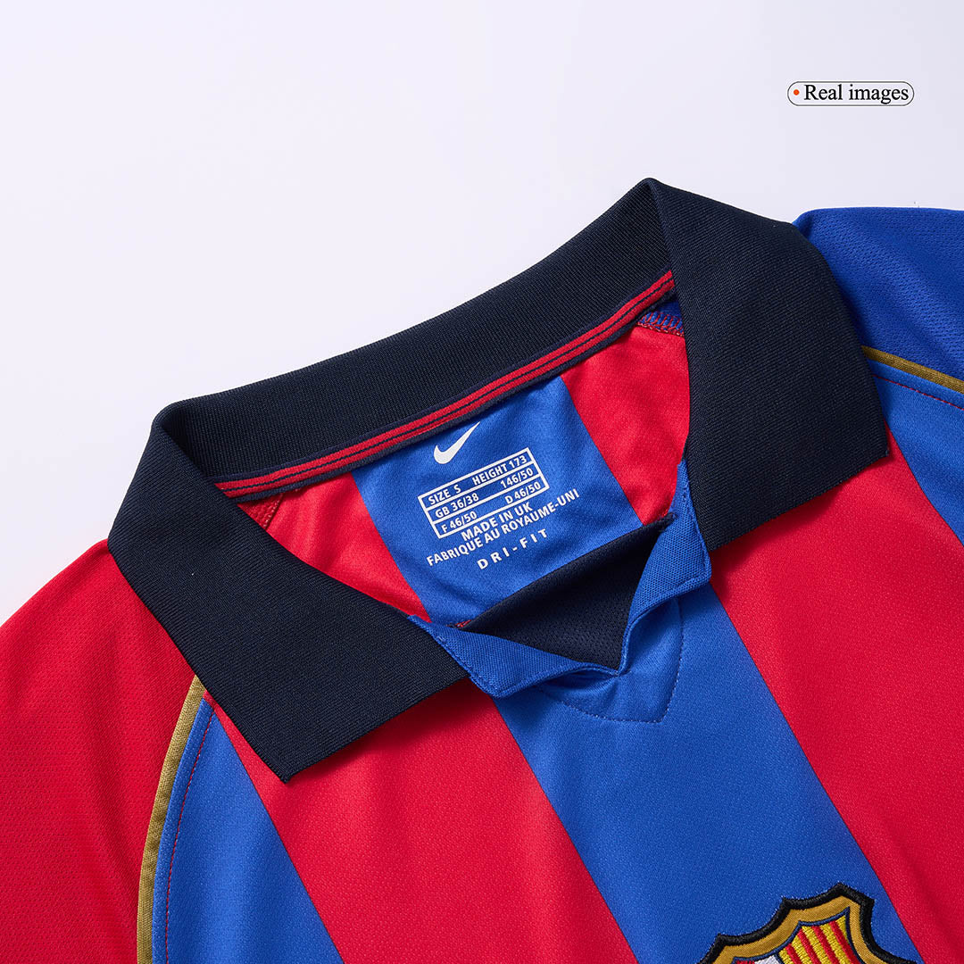 Retro 2001/02 Barcelona Home Soccer Jersey Top Soccer Jerseys Store