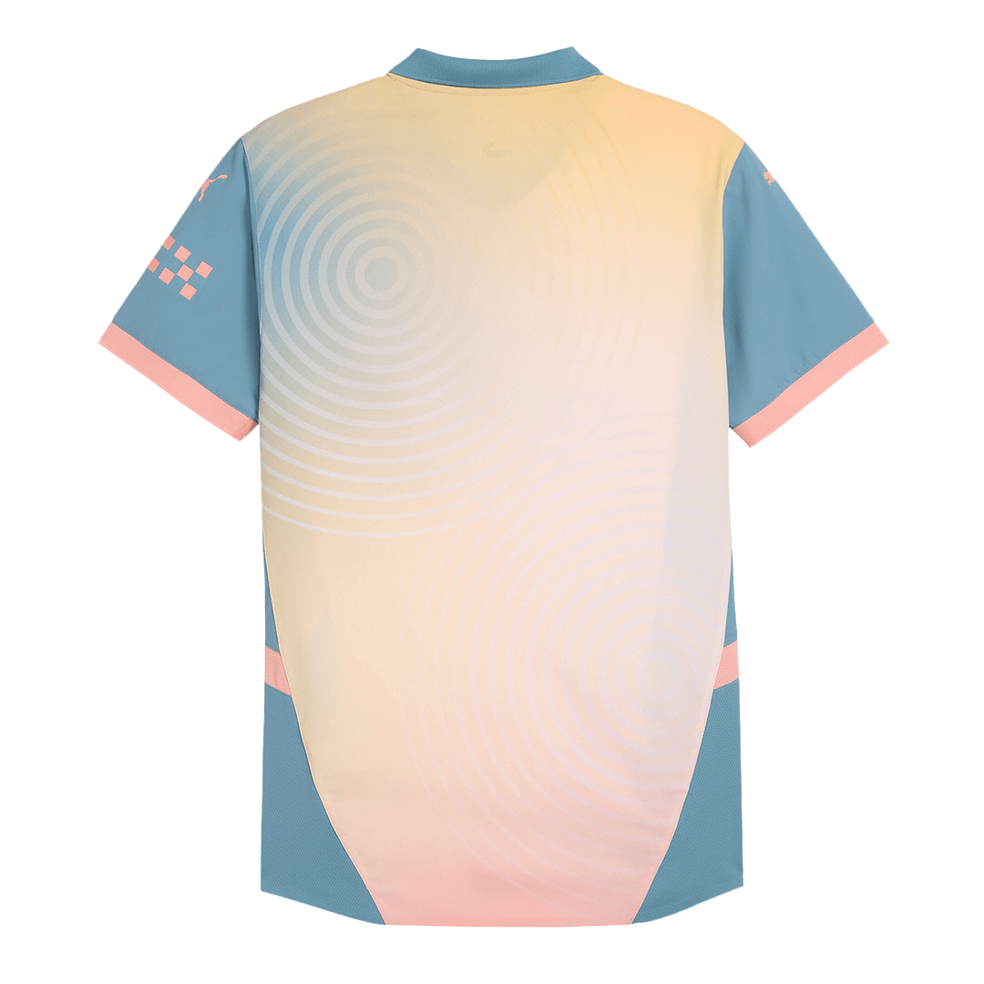 Player Version Manchester City Fourth Away Soccer Jersey 2024/25- Definitely City (UCL) Top Soccer Jerseys Store