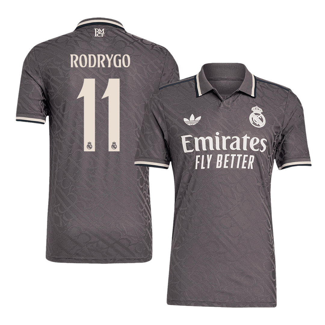 Player Version RODRYGO #11 Real Madrid Third Away Soccer Jersey 2024/25 Top Soccer Jerseys Store