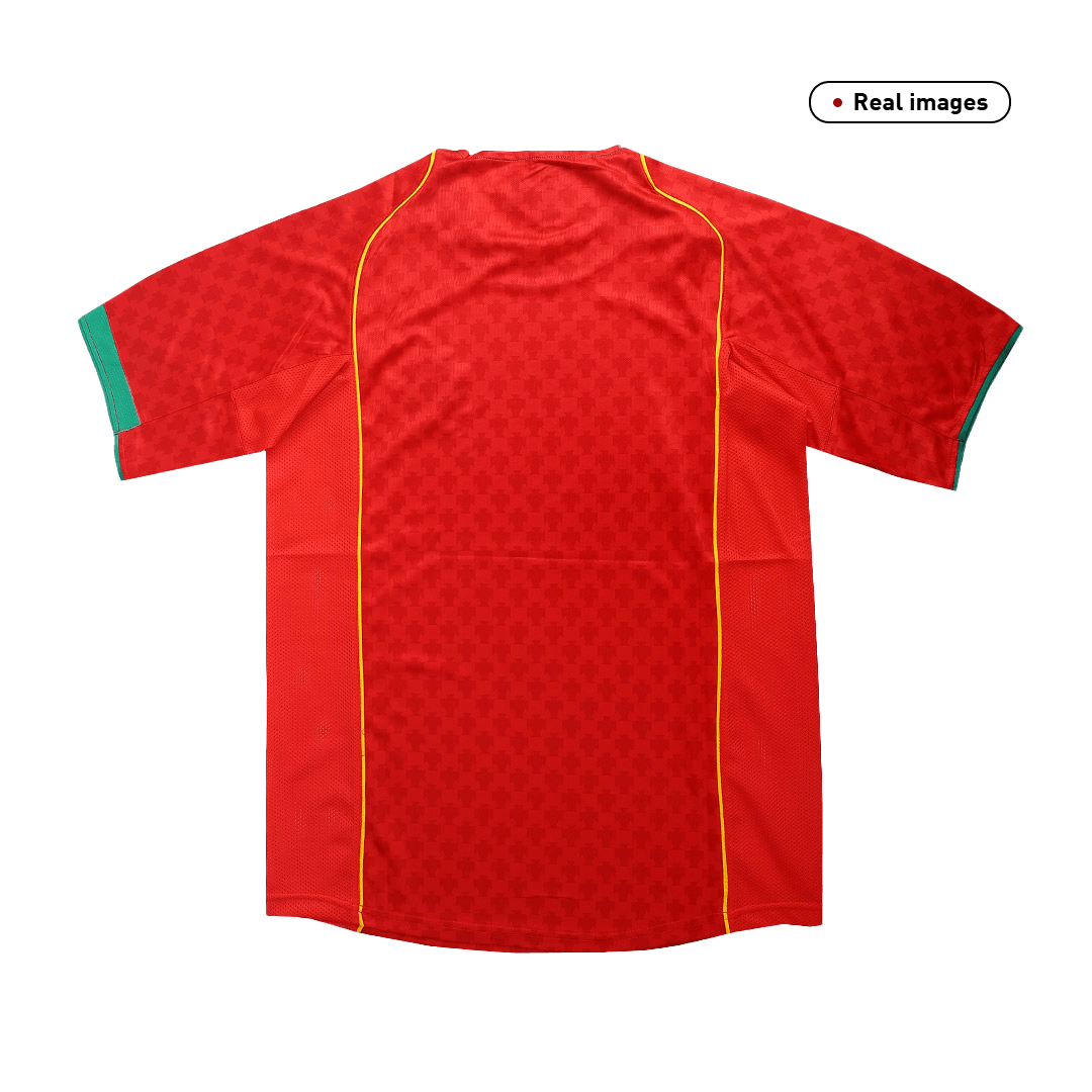 Koszulka piłkarska Portugal, domowa retro 2004 - Finał Euro Pro Koszulki Pilkar Skie