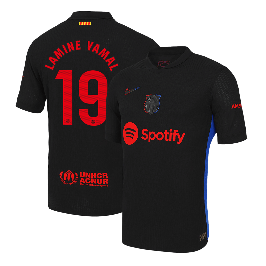 Player Version LAMINE YAMAL #19 Barcelona Away Soccer Jersey 2024/25 Top Soccer Jerseys Store