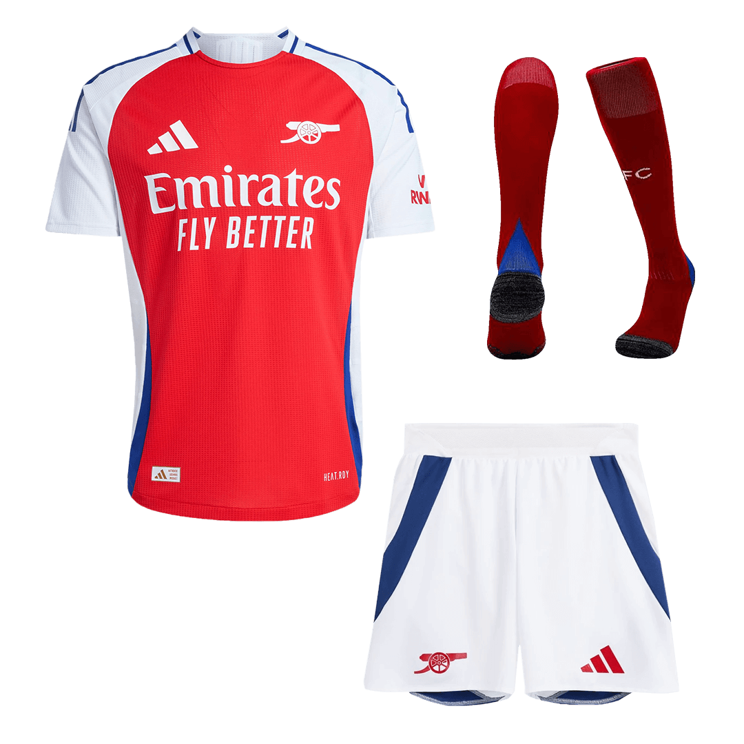 Player Version Arsenal Home Soccer Jersey Kit(Jersey+Shorts+Socks) 2024/25 Top Soccer Jerseys Store