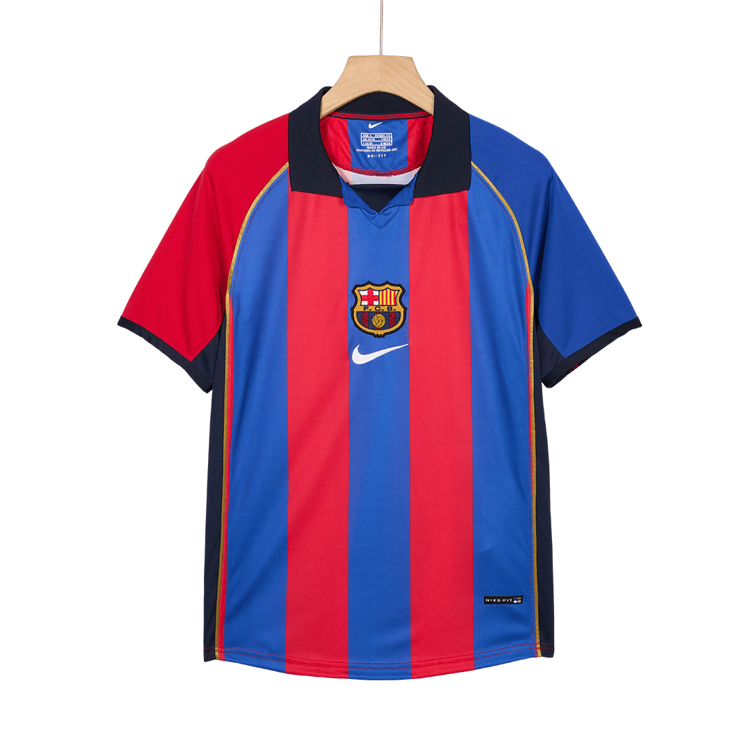Retro 2001/02 Barcelona Home Soccer Jersey Top Soccer Jerseys Store