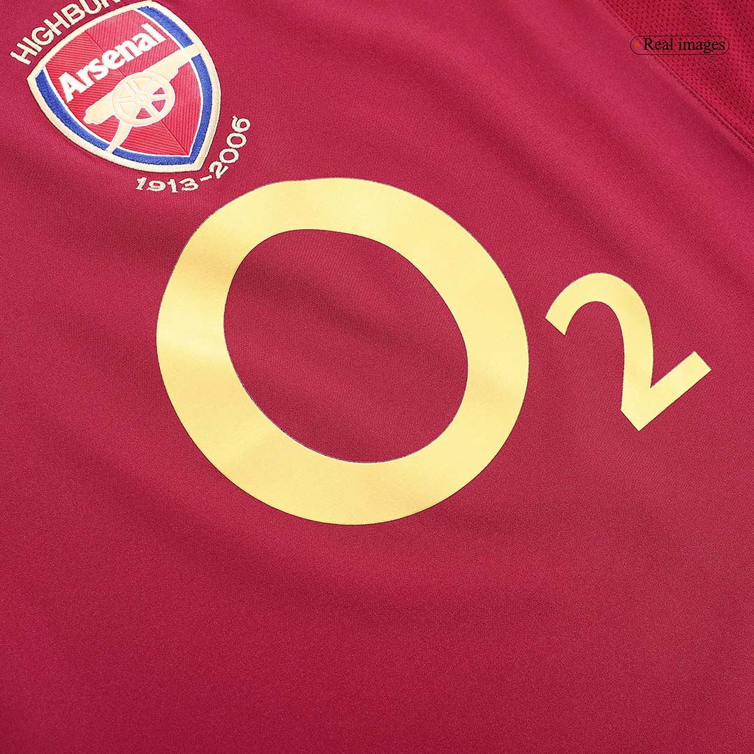 Retro BERGKAMP #10 2005/06 Arsenal Home Soccer Jersey Top Soccer Jerseys Store