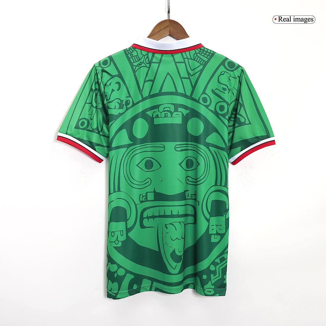 Mexico Home Retro Soccer Jersey 1998 Top Soccer Jerseys Store