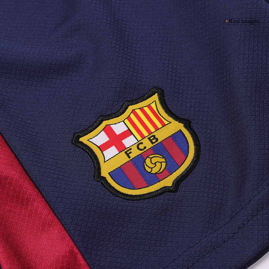 Kid's Barcelona Home Soccer Jersey Kit(Jersey+Shorts) 2024/25-Spotify Logo Without Text Top Soccer Jerseys Store