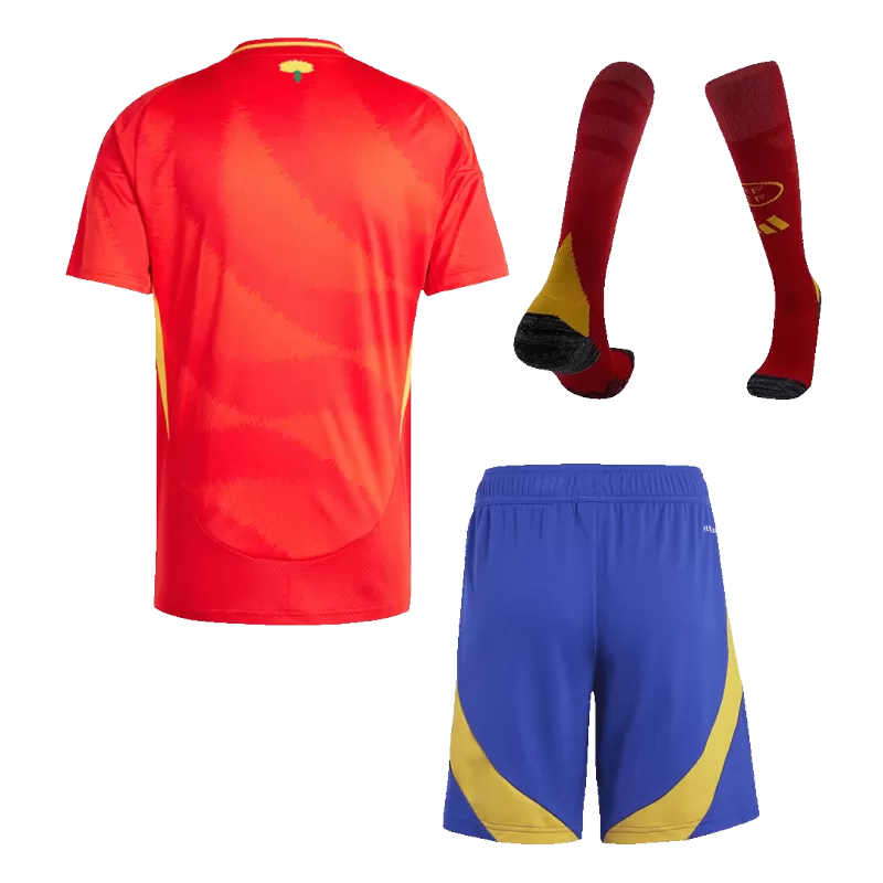 Zestaw koszulek piłkarskich reprezentacji Spain (koszulka + spodenki + skarpetki) 2024/25 Pro Koszulki Pilkar Skie