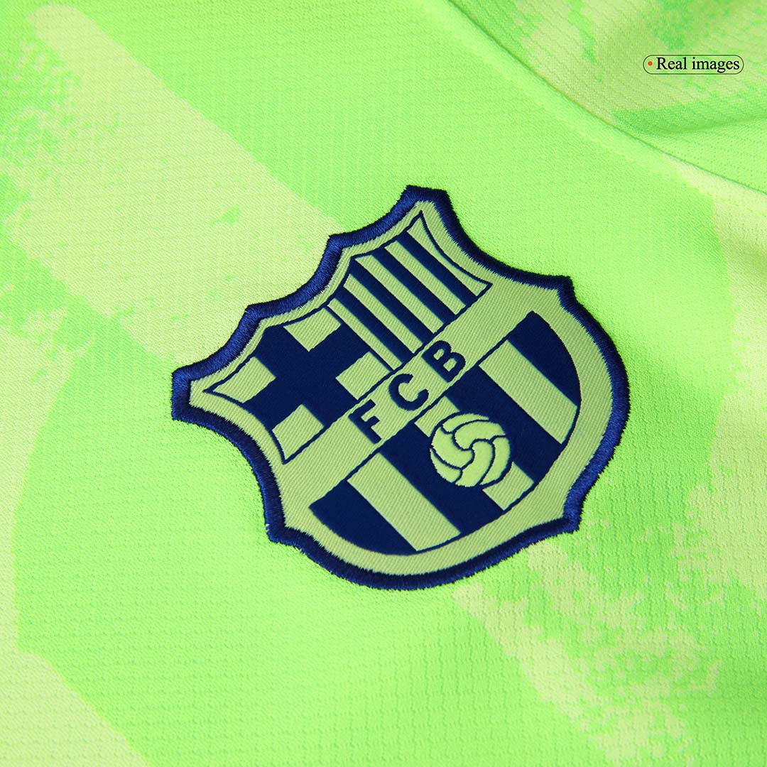 Barcelona Third Away Soccer Jersey Kit(Jersey+Shorts) 2024/25 - (Spotify Logo Without Text) Top Soccer Jerseys Store