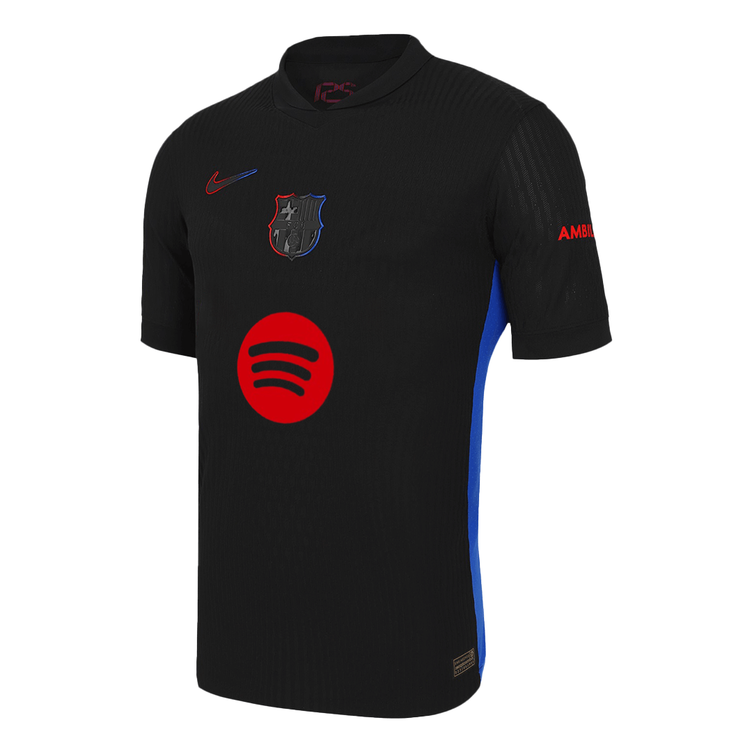 Player Version Barcelona Away Soccer Jersey 2024/25 - Spotify Logo Without Text Top Soccer Jerseys Store