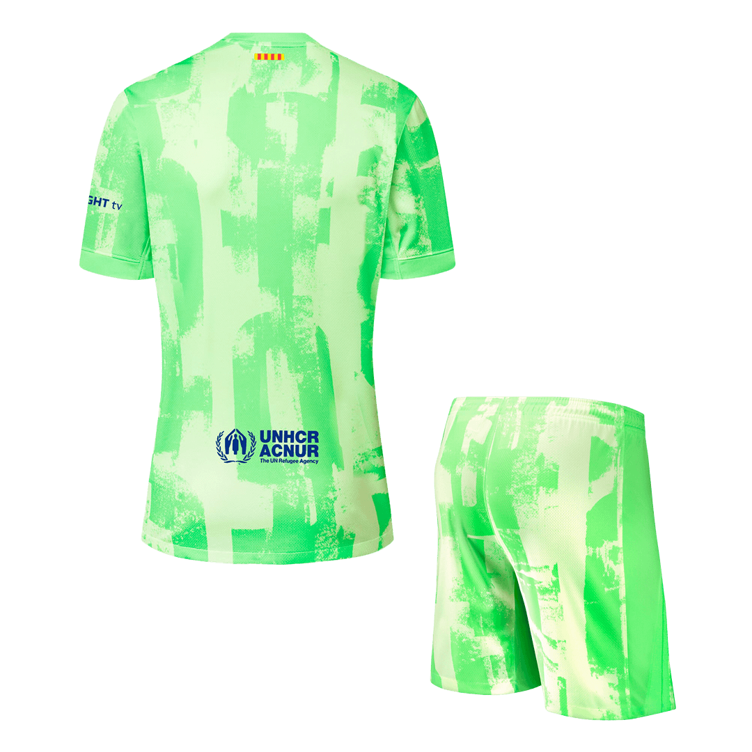 Barcelona Third Away Soccer Jersey Kit(Jersey+Shorts) 2024/25 Top Soccer Jerseys Store