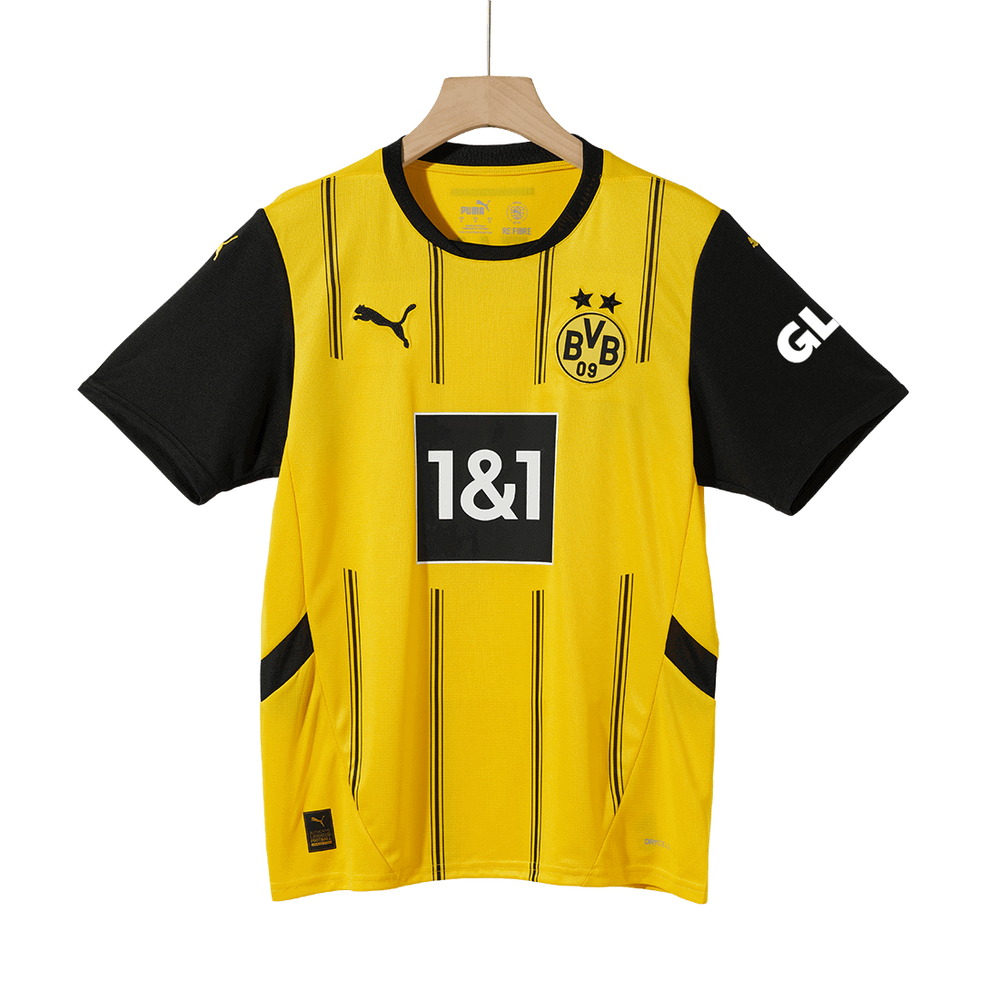 Borussia Dortmund Home Soccer Jersey Kit(Jersey+Shorts+Socks) 2024/25 Top Soccer Jerseys Store