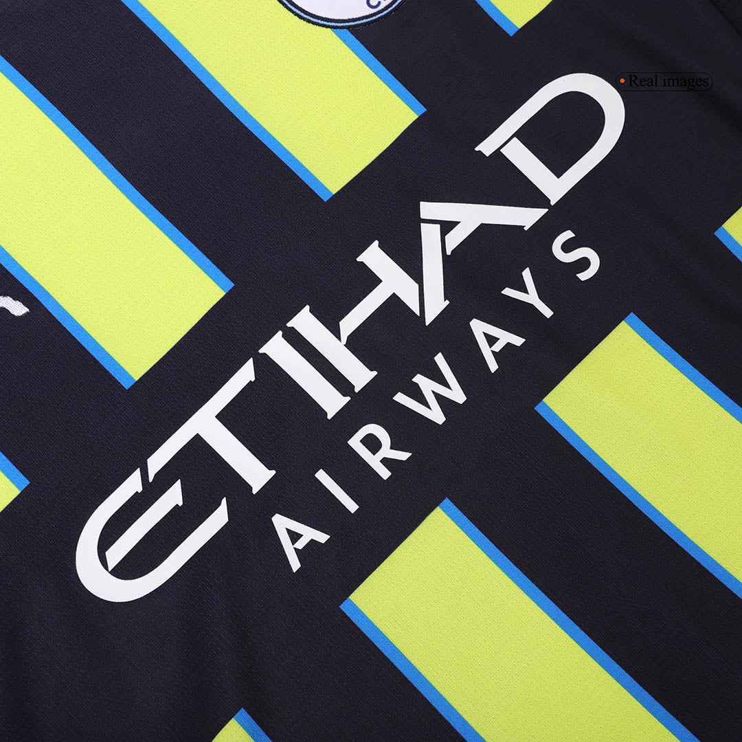HAALAND #9 Manchester City Away Soccer Jersey 2024/25 Top Soccer Jerseys Store