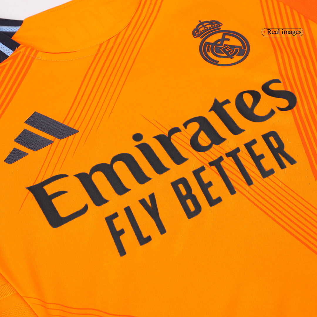 Player Version VINI JR. #7 Real Madrid Away Soccer Jersey 2024/25 - Bear Champ Font Top Soccer Jerseys Store