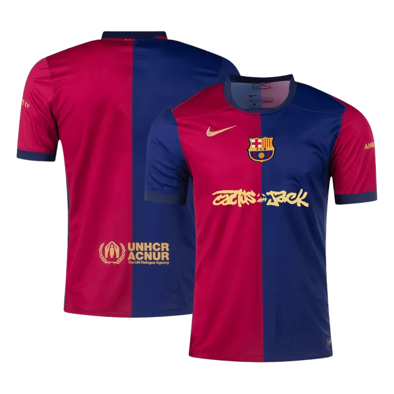 Wersja gracza FC Barcelona x Travis Scott Edycja limitowana 2024/25 Koszulka Top Soccer Jerseys Store