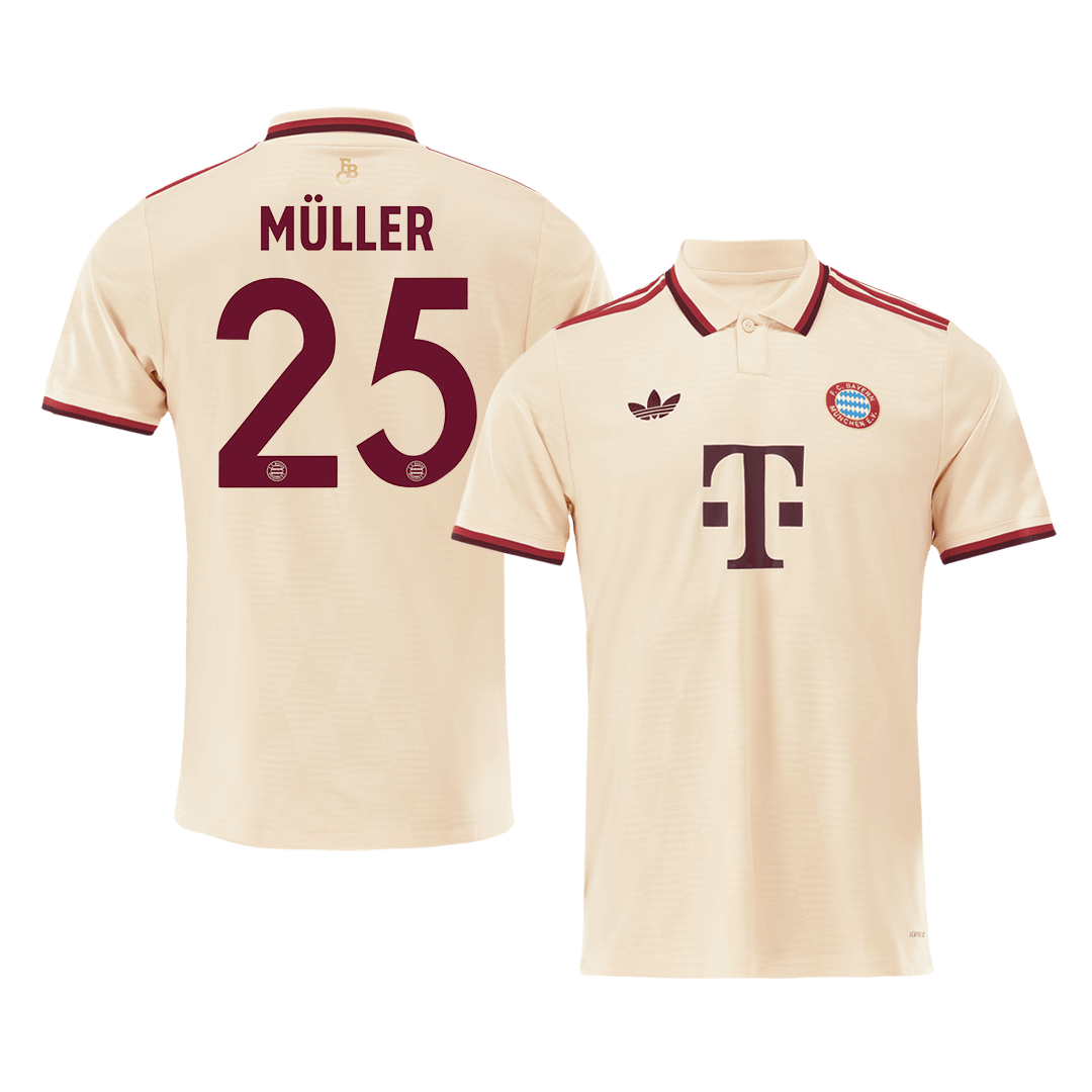 MÜLLER #25 Bayern Munich Third Away Soccer Jersey 2024/25 - UCL Top Soccer Jerseys Store