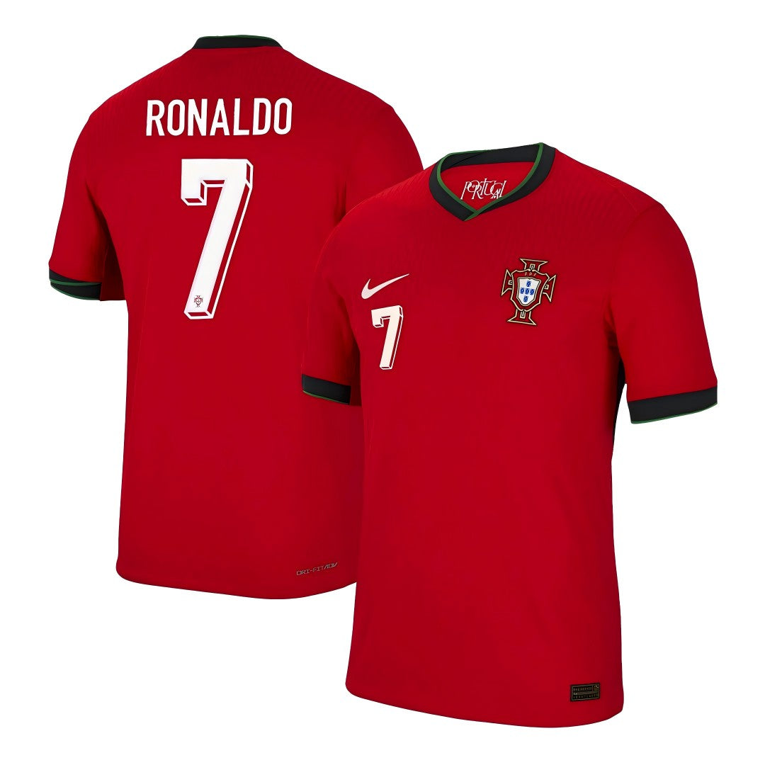 Portugal RONALDO #7 Koszulka meczowa Euro 2024 Pro Koszulki Pilkar Skie