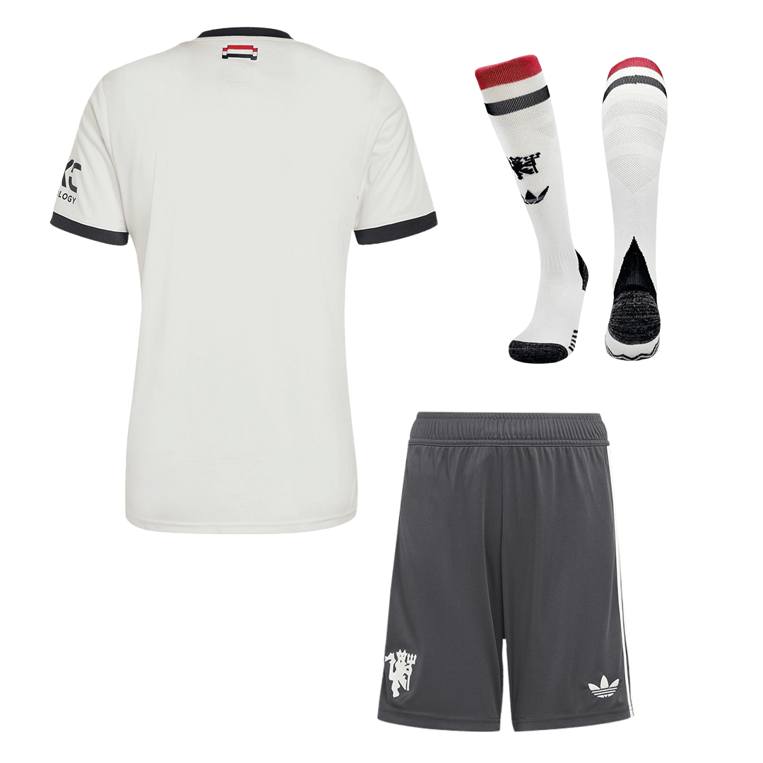 Manchester United Third Away Soccer Jersey Kit(Jersey+Shorts+Socks) 2024/25 Top Soccer Jerseys Store