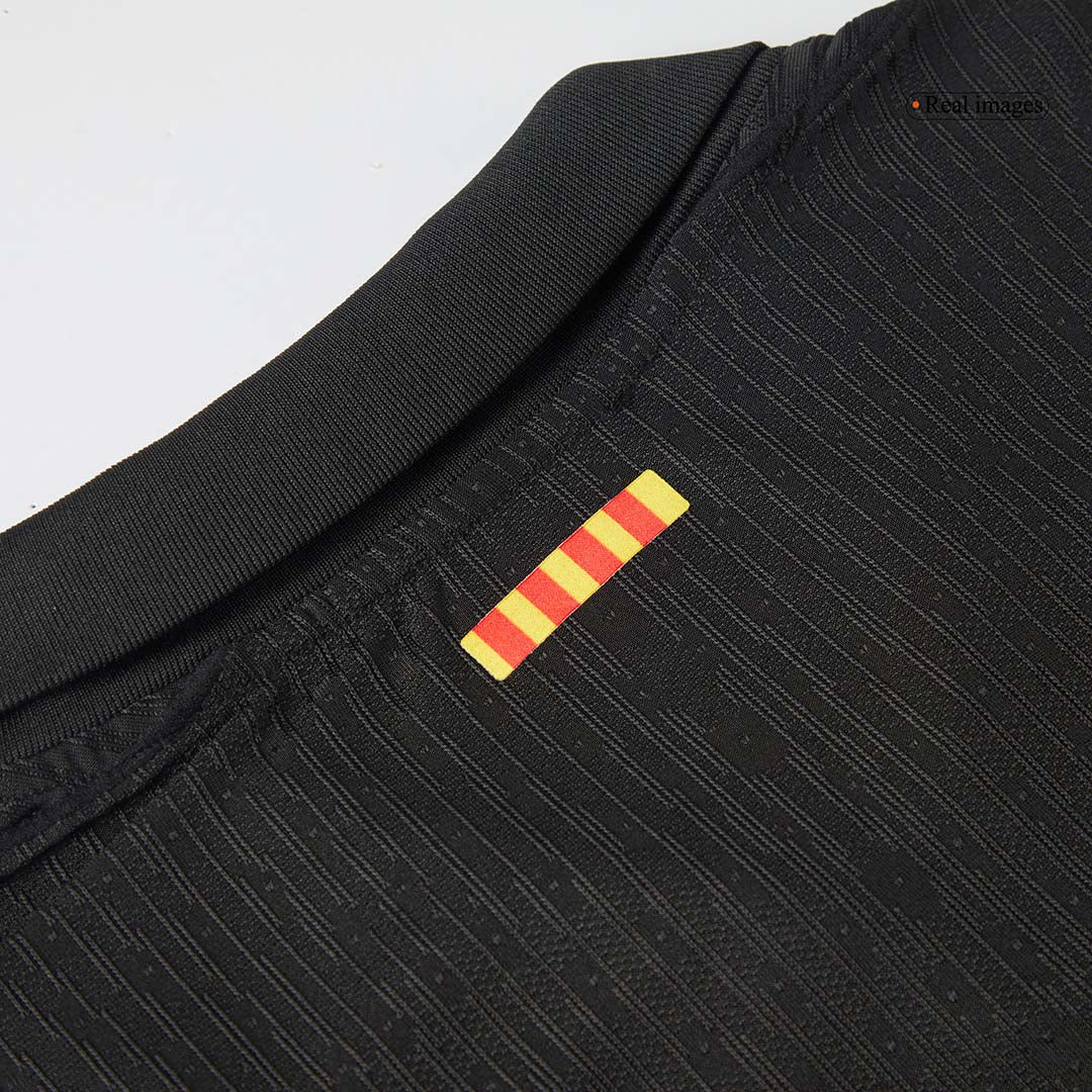 Player Version Barcelona Away Soccer Jersey 2024/25 - Spotify Logo Without Text Top Soccer Jerseys Store