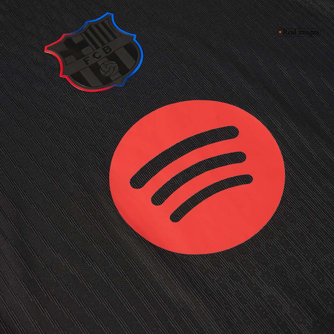 Player Version Barcelona Away Soccer Jersey 2024/25 - Spotify Logo Without Text Top Soccer Jerseys Store