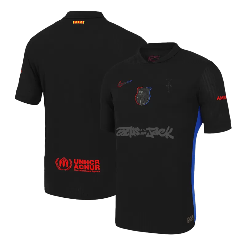 Wersja gracza Barcelona X Travis Scott Koszulka wyjazdowa piłkarska 2024/25 Top Soccer Jerseys Store