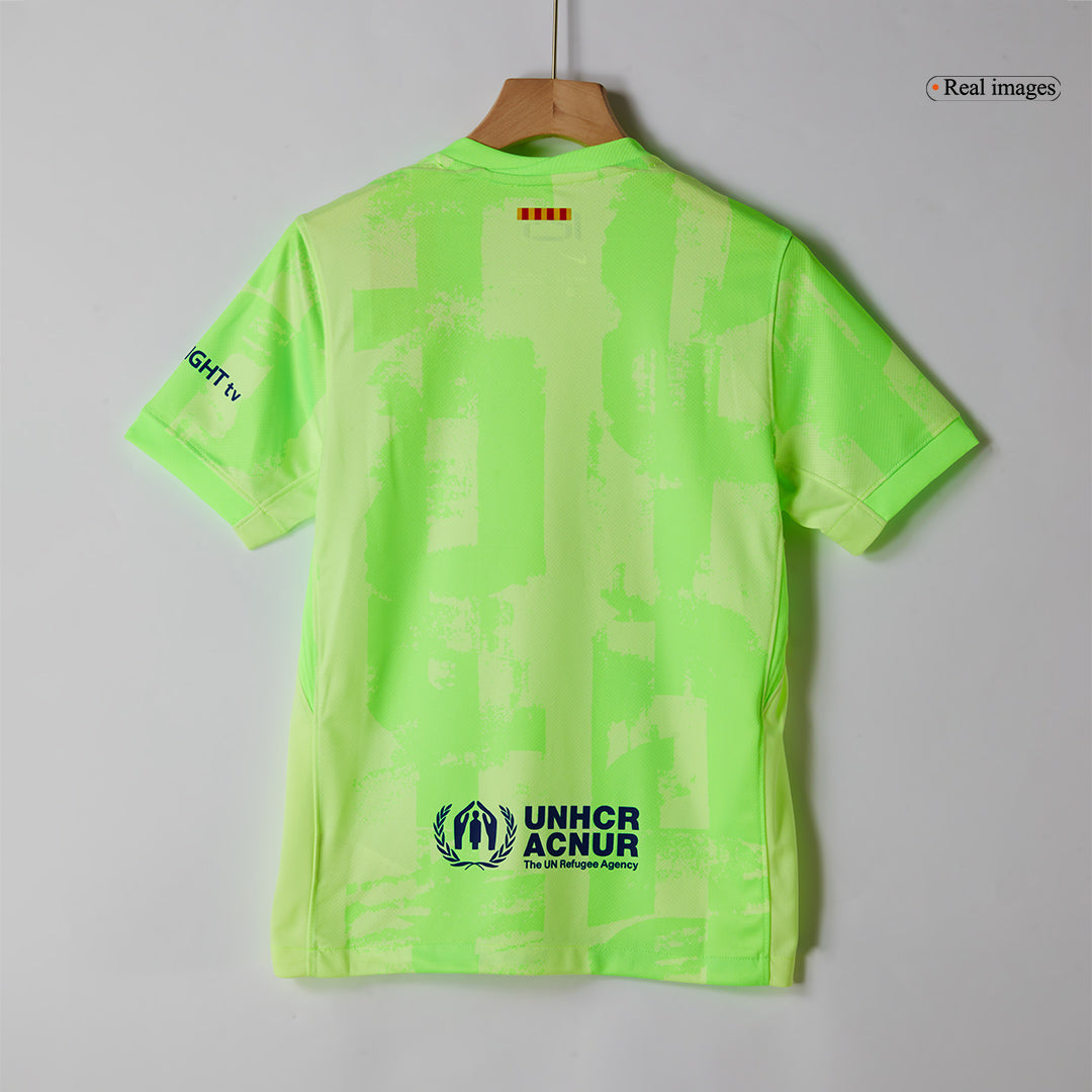 Barcelona Third Away Soccer Jersey Kit(Jersey+Shorts) 2024/25 Top Soccer Jerseys Store