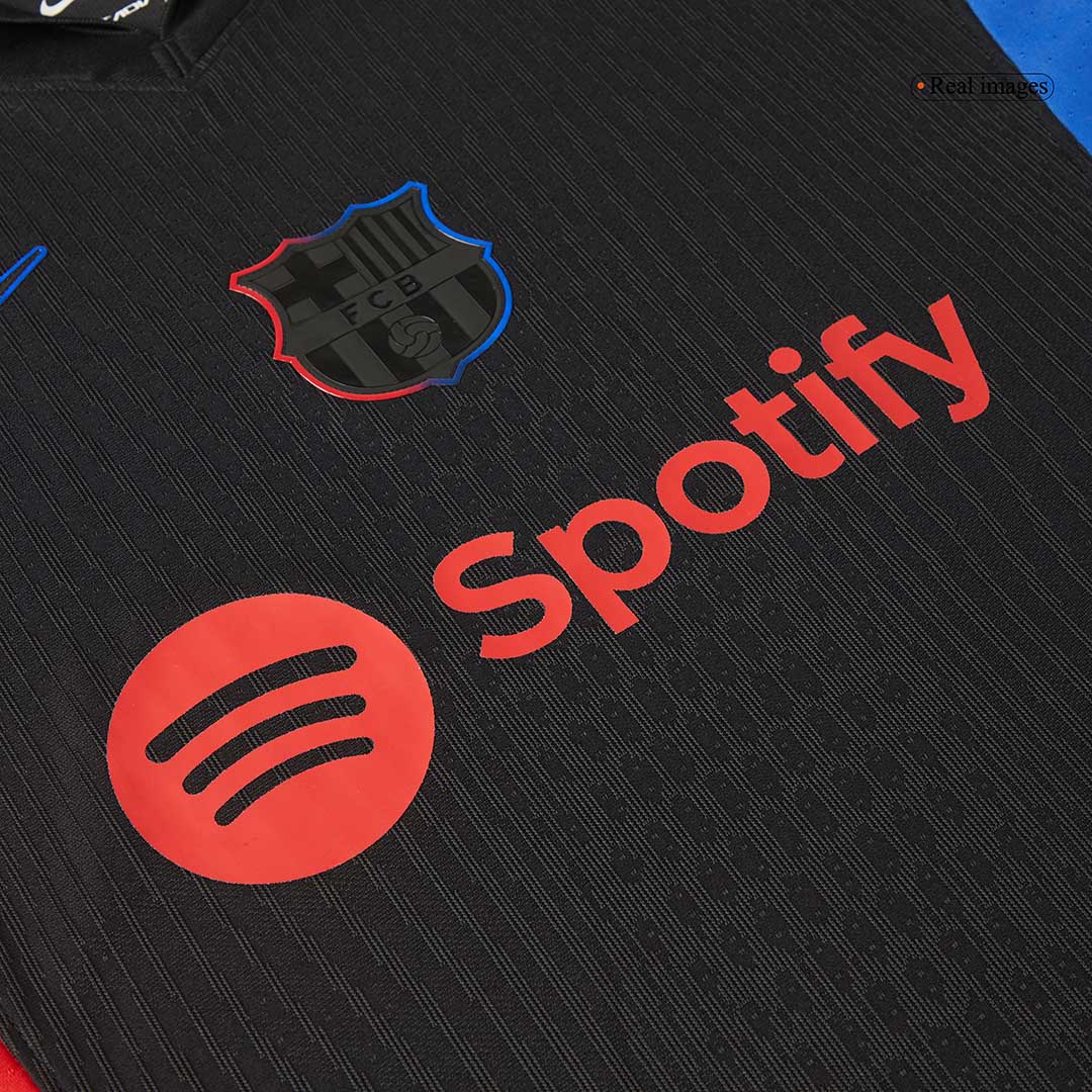 Player Version LEWANDOWSKI #9 Barcelona Away Soccer Jersey 2024/25 - Spotify Logo Without Text Top Soccer Jerseys Store