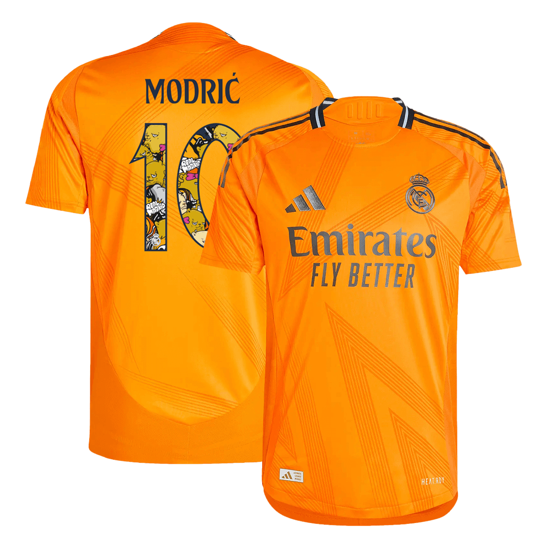 Player Version MODRI? #10 Real Madrid Away Soccer Jersey 2024/25 - Bear Champ Font Top Soccer Jerseys Store