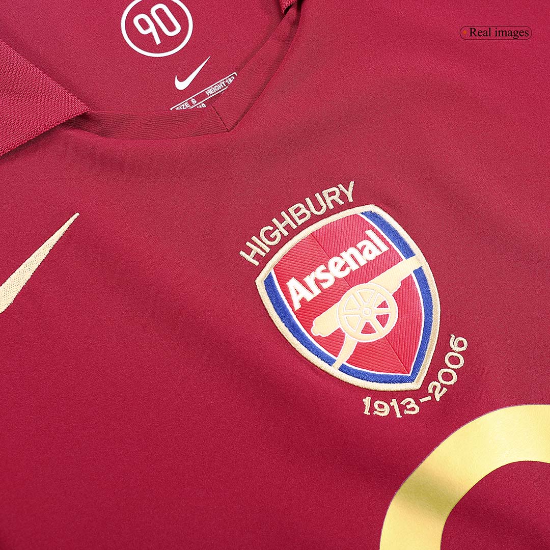 Retro BERGKAMP #10 2005/06 Arsenal Home Soccer Jersey Top Soccer Jerseys Store