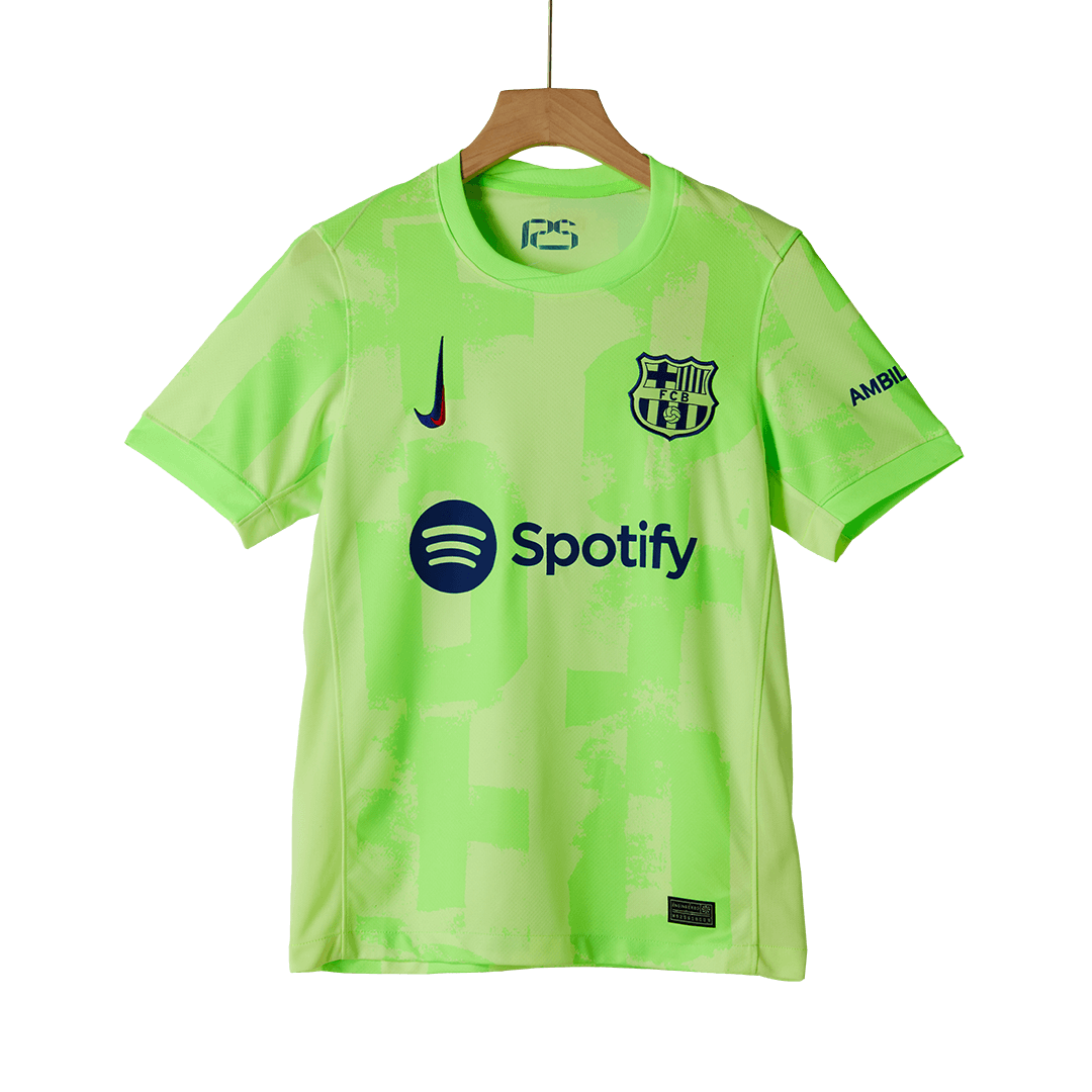 Barcelona Third Away Soccer Jersey Kit(Jersey+Shorts) 2024/25 Top Soccer Jerseys Store