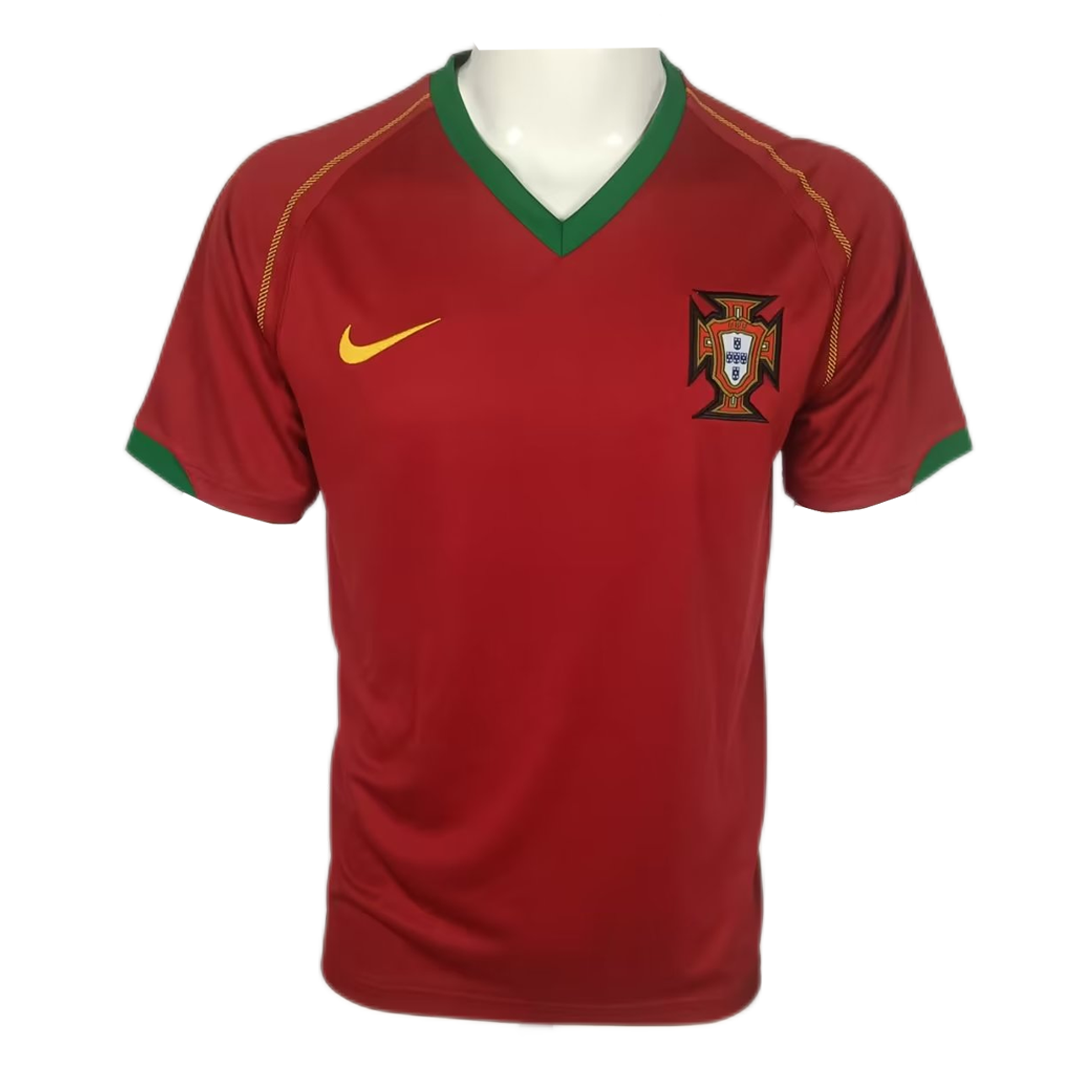 Klasyczna koszulka domowa Portugalii 2006 Pro Koszulki Pilkar Skie