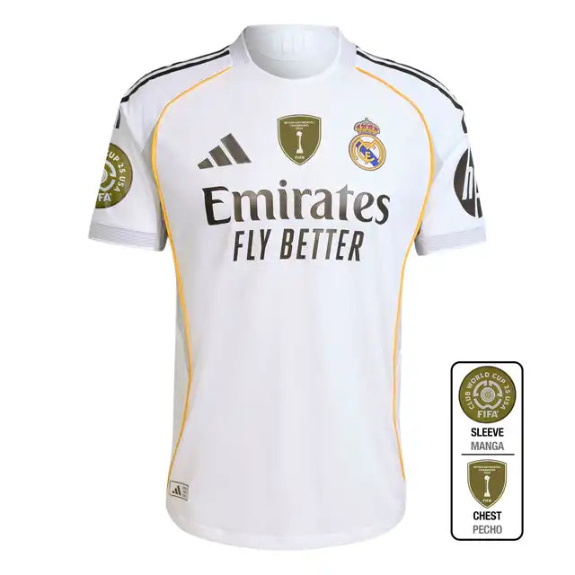 Wersja gracza Real Madrid 2025/26 Koszulka piłkarska domowa Pro Koszulki Pilkar Skie