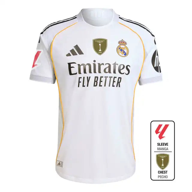 Wersja gracza Real Madrid 2025/26 Koszulka piłkarska domowa Pro Koszulki Pilkar Skie
