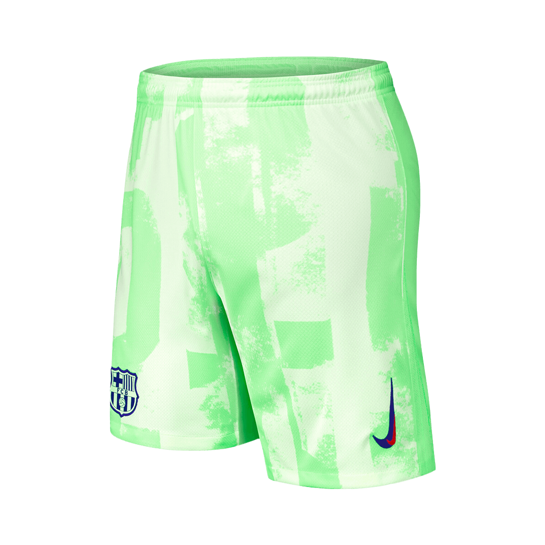 Barcelona Third Away Soccer Shorts 2024/25 Top Soccer Jerseys Store