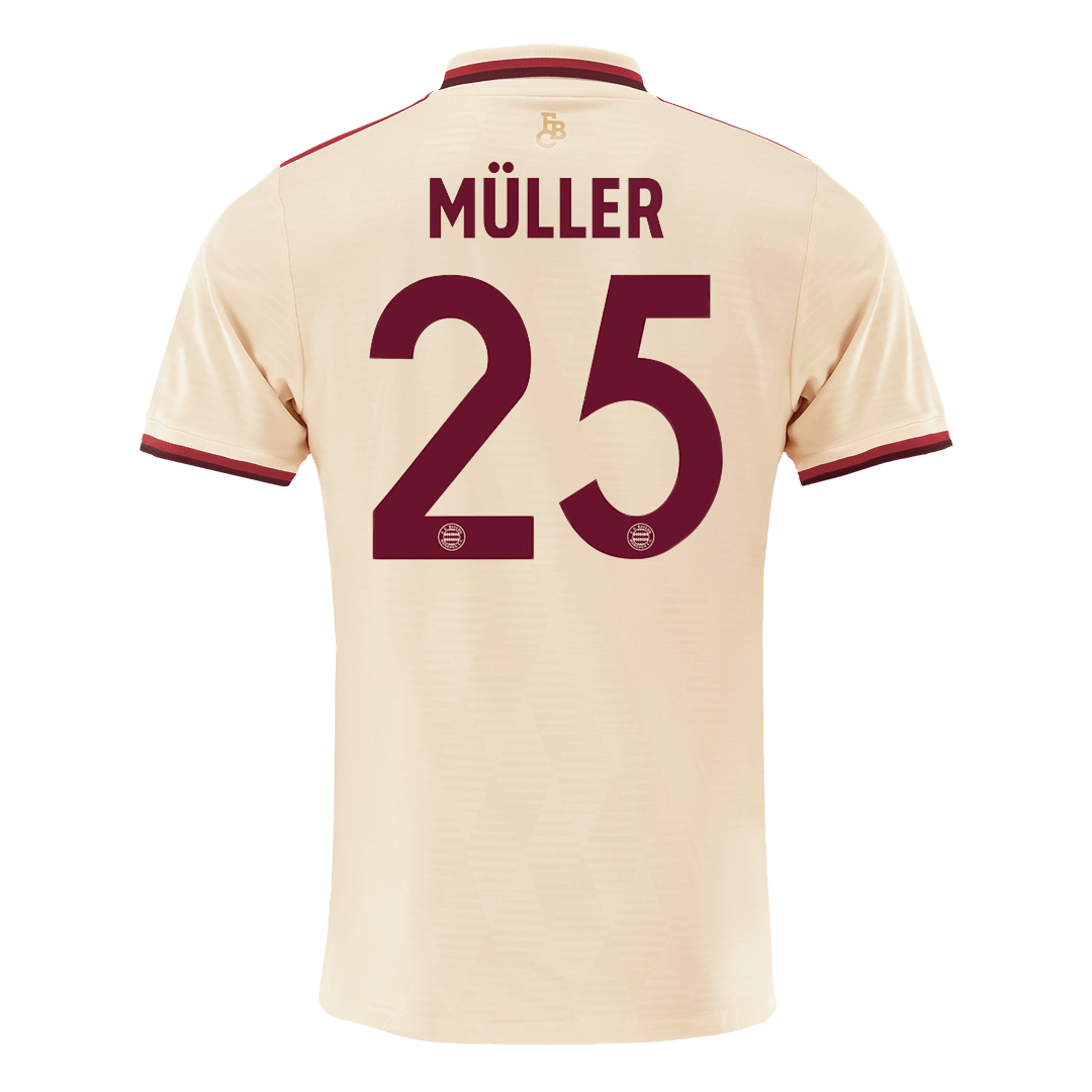 MÜLLER #25 Bayern Munich Third Away Soccer Jersey 2024/25 - UCL Top Soccer Jerseys Store