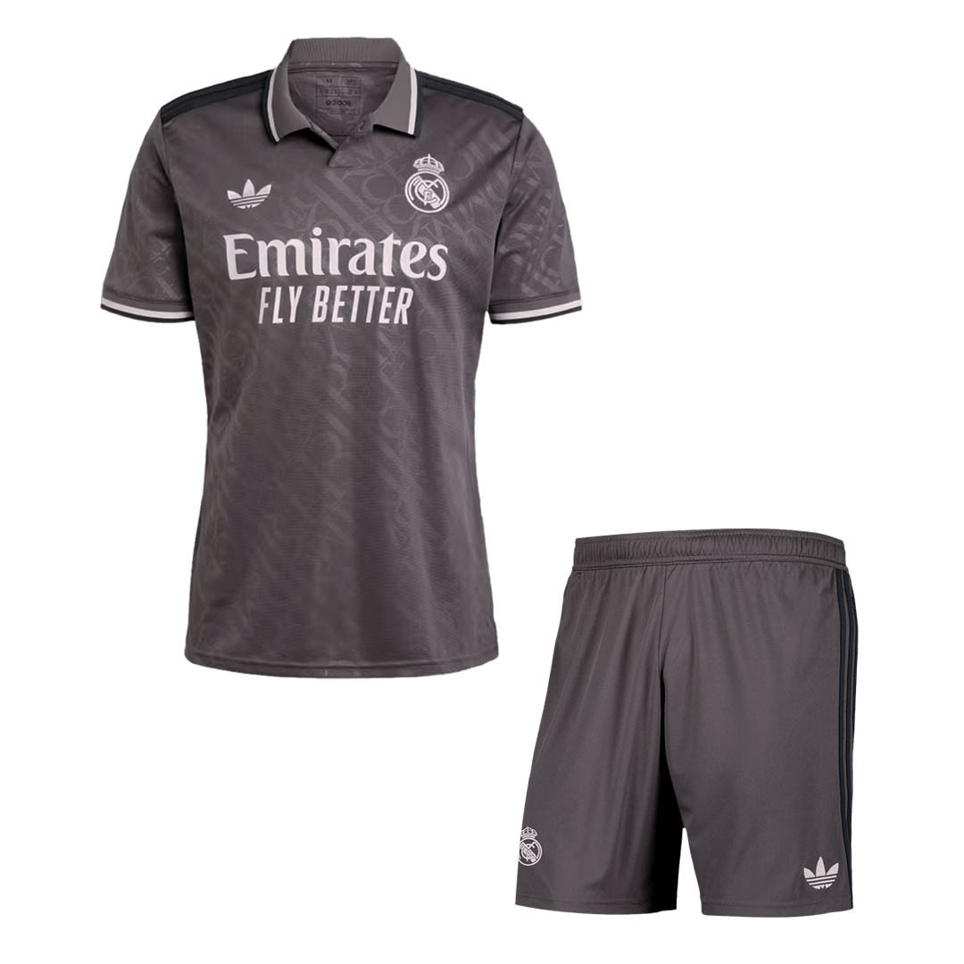 Real Madrid Third Away Soccer Jersey Kit(Jersey+Shorts) 2024/25 Top Soccer Jerseys Store