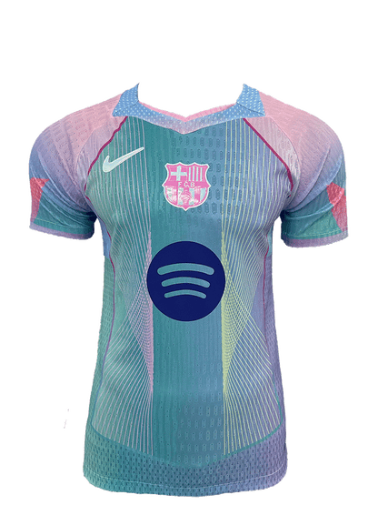Wersja gracza Barcelona design niebiesko-różowa koszulka 25/26 Top Soccer Jerseys Store