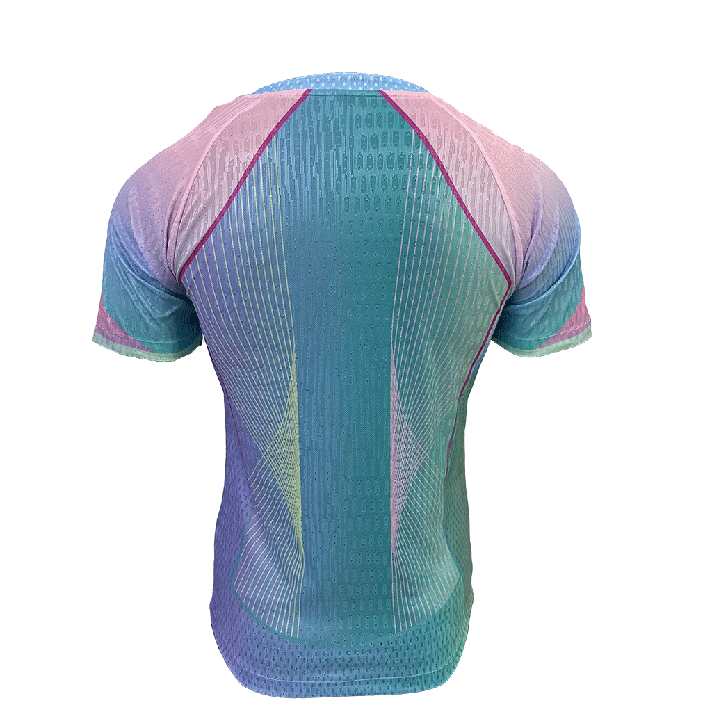 Wersja gracza Barcelona design niebiesko-różowa koszulka 25/26 Top Soccer Jerseys Store