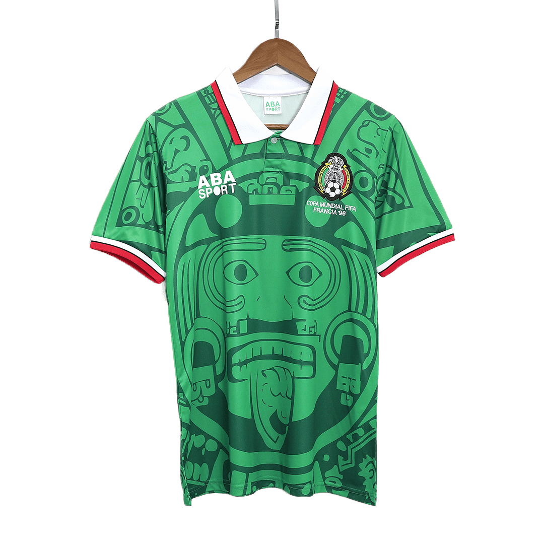 Mexico Home Retro Soccer Jersey 1998 Top Soccer Jerseys Store