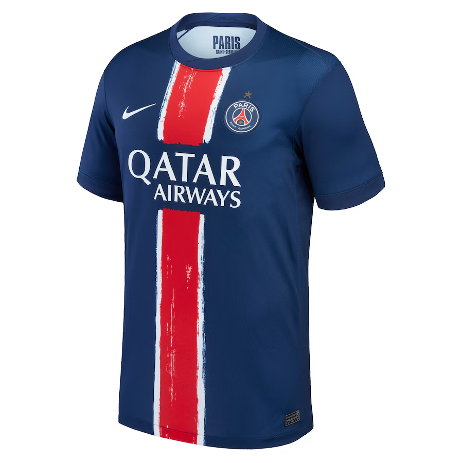 Dziecięca domowa koszulka piłkarska PSG (koszulka + spodenki) 2024/25 Edycja specjalna - Mistrzowie Europy 2025 Top Soccer Jerseys Store