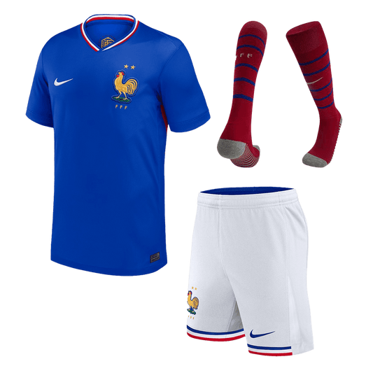 [Super jakość] Męska koszulka domowa France Pełny zestaw Euro 2024 Pro Koszulki Pilkar Skie