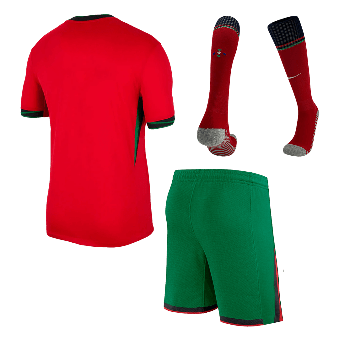 [Super jakość] Męska koszulka domowa Portugalii Pełny zestaw Euro 2024 Pro Koszulki Pilkar Skie