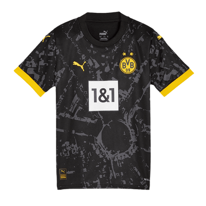 Kid's Borussia Dortmund Away  Soccer Jersey Kit(Jersey+Shorts) 2023/24 Top Soccer Jerseys Store
