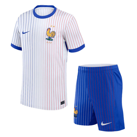 [Super jakość] Męska koszulka wyjazdowa France (koszulka + spodenki) Zestaw Euro 2024 Pro Koszulki Pilkar Skie