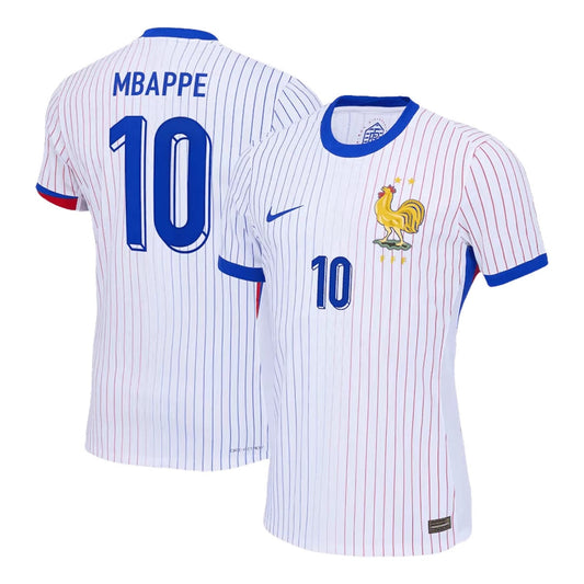 France MBAPPE #10 Koszulka wyjazdowa na mecz Euro 2024 Pro Koszulki Pilkar Skie