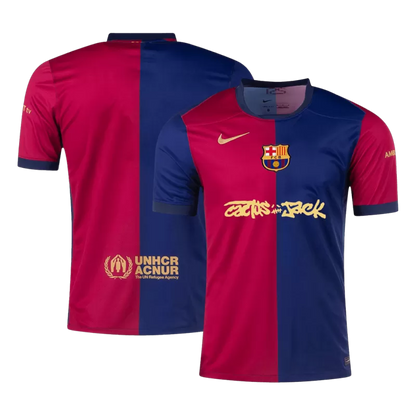 Wersja gracza FC Barcelona x Travis Scott Edycja limitowana 2024/25 Koszulka Top Soccer Jerseys Store