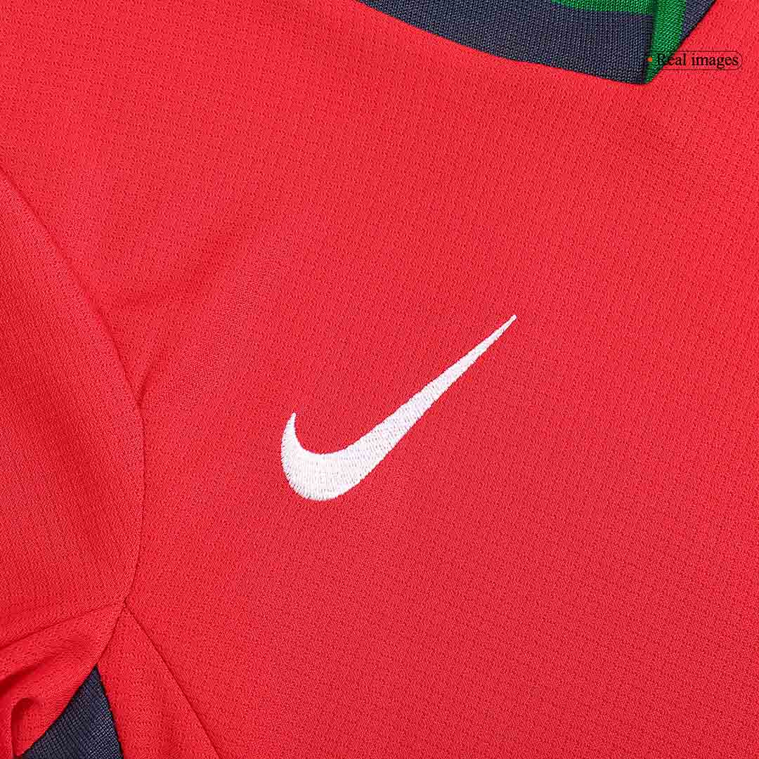 Dziecięcy zestaw koszulek domowych Portugalii (koszulka + spodenki) Euro 2024 Pro Koszulki Pilkar Skie