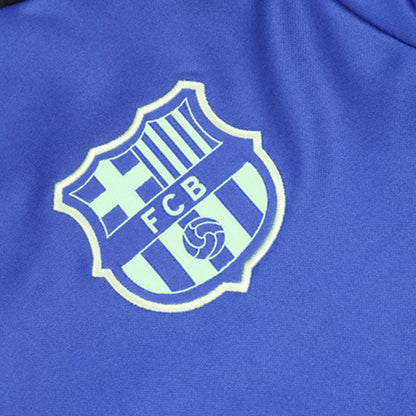 Barcelona Zipper Sweatshirt Kit(Top+Pants) 2024/25 Top Soccer Jerseys Store