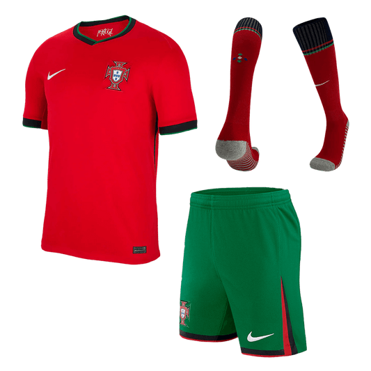 [Super jakość] Męska koszulka domowa Portugalii Pełny zestaw Euro 2024 Pro Koszulki Pilkar Skie