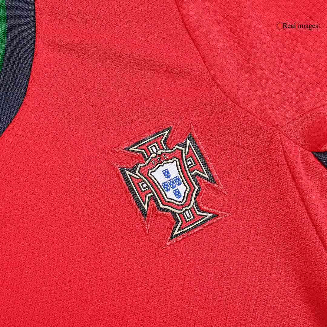 Dziecięcy zestaw koszulek domowych Portugalii (koszulka + spodenki) Euro 2024 Pro Koszulki Pilkar Skie